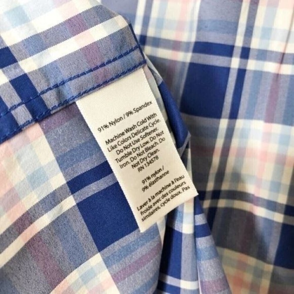 VINEYARD VINES Plaid Performance Sport Shirt - Picture 7 of 9